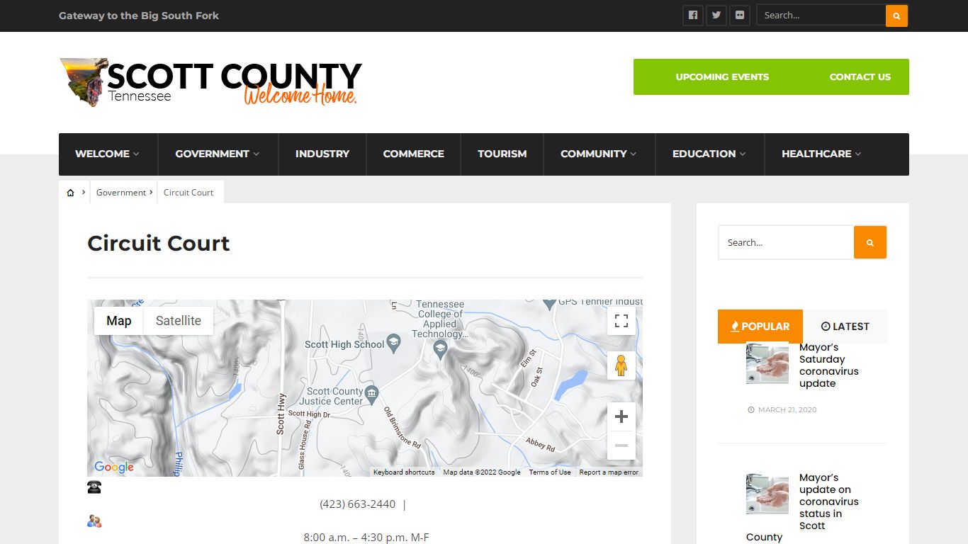 Circuit Court – Scott County, TN